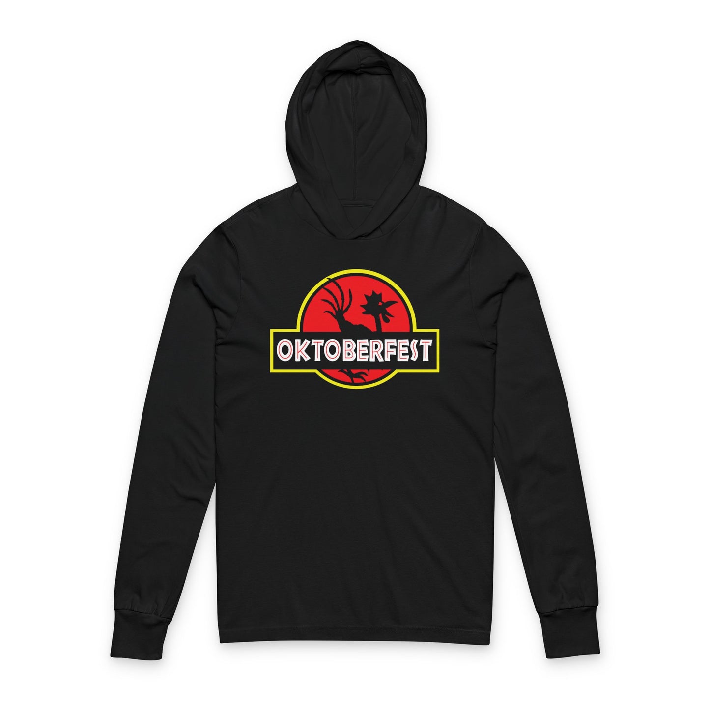 Oktoberfest Park Unisex Hooded Long Sleeve Tee, Perfect for Fall Celebrations, Casual Wear, Party, Gifts, Unisex Apparel