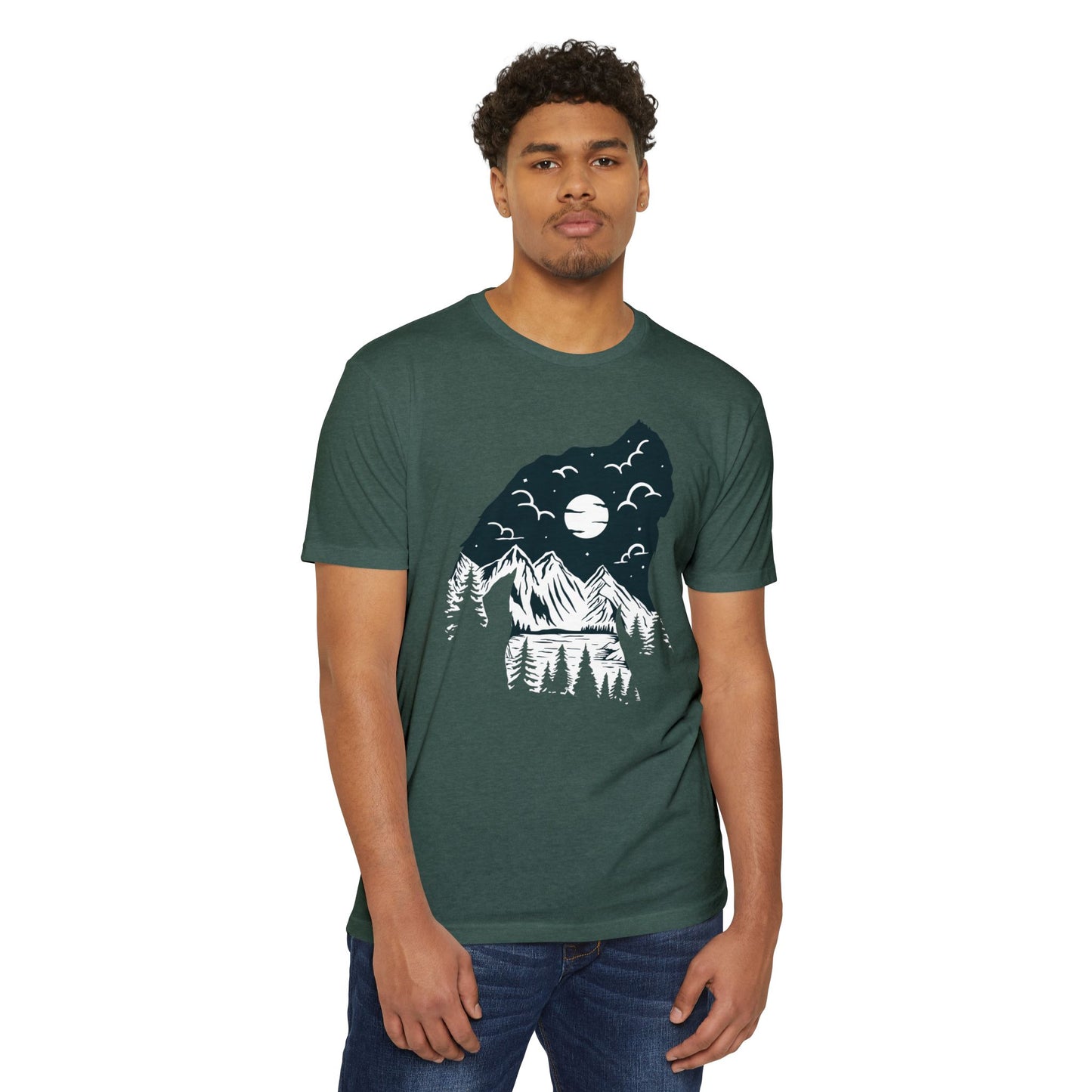 Bigfoot Unisex CVC Jersey T-shirt