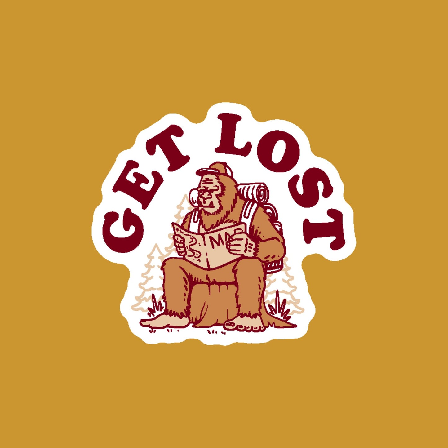 Get Lost Sticker