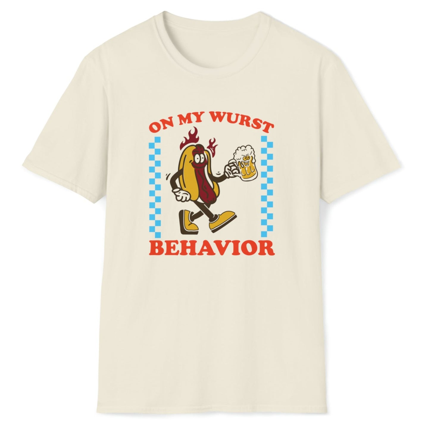 On My Wurst Behavior Oktoberfest Unisex Softstyle T-Shirt
