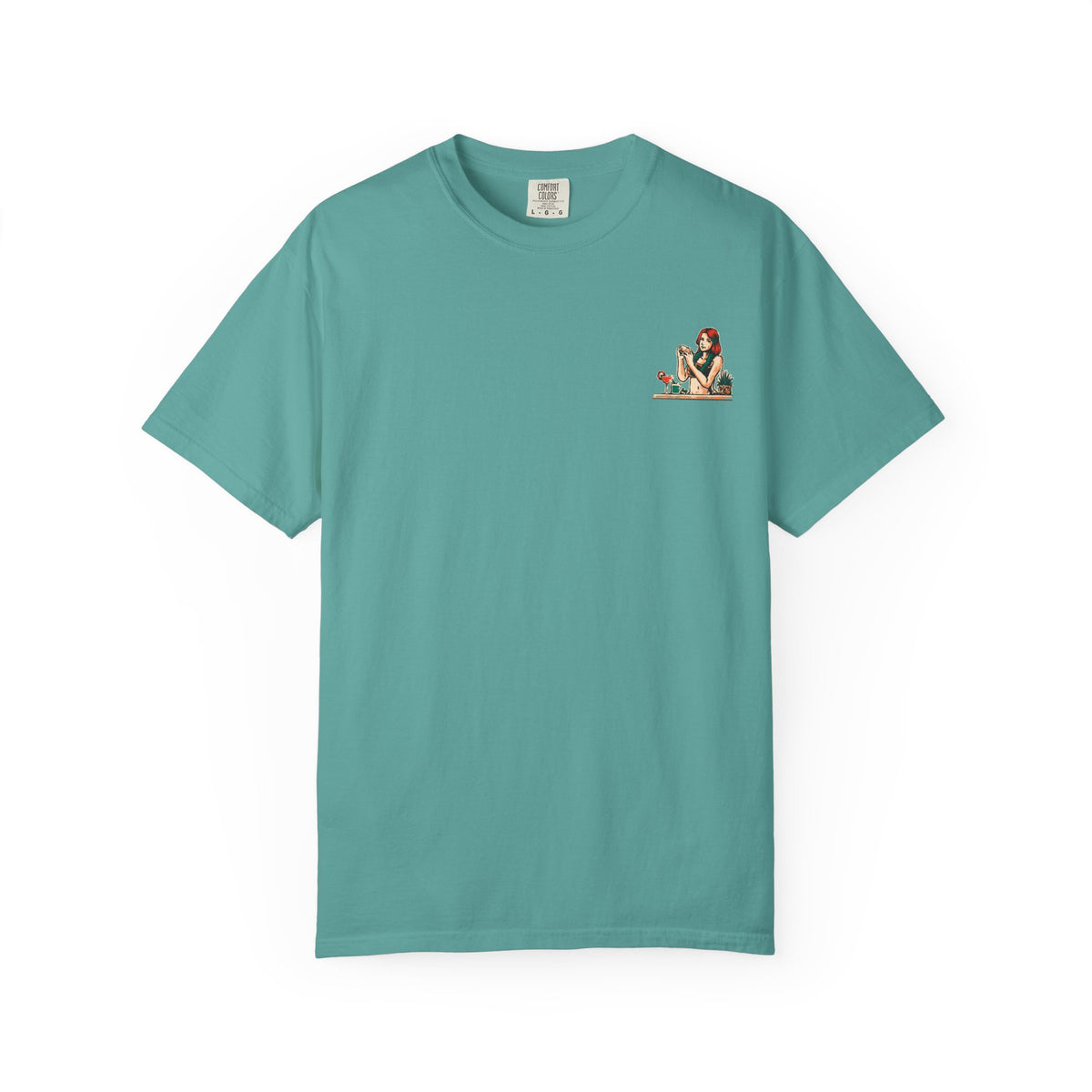 Drink in Nature T-Shirt — "Thirst Things First" Bar Graphic