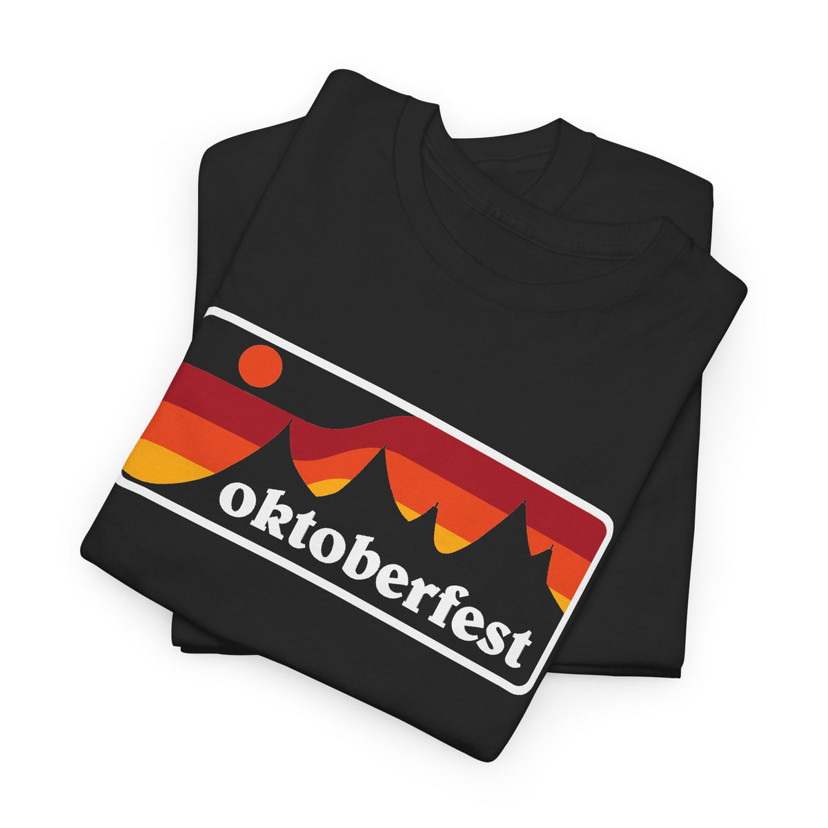Oktoberfest Retro Mountains T-Shirt