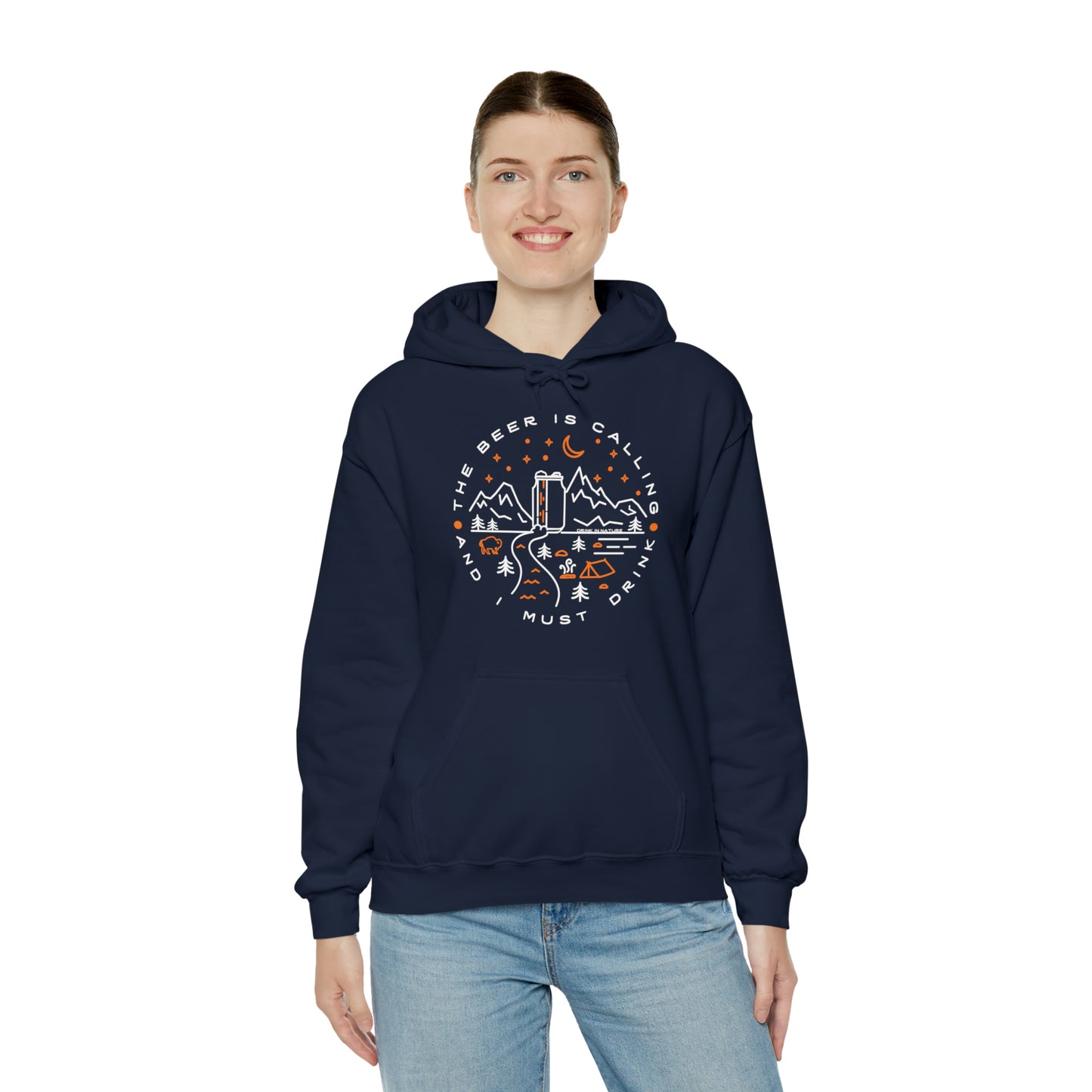 The Beer is Calling Unisex Heavy Blend™ Hooded Sweatshirt