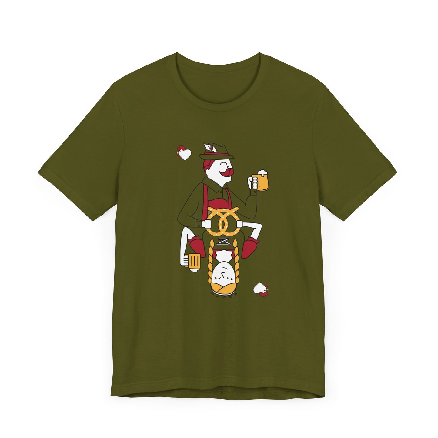 Oktoberfest Chicken of Hearts Tee