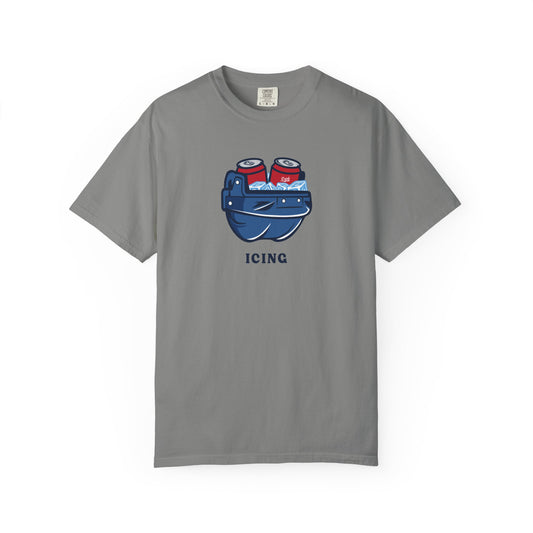 Icing Hockey Pun Unisex Cotton Tee