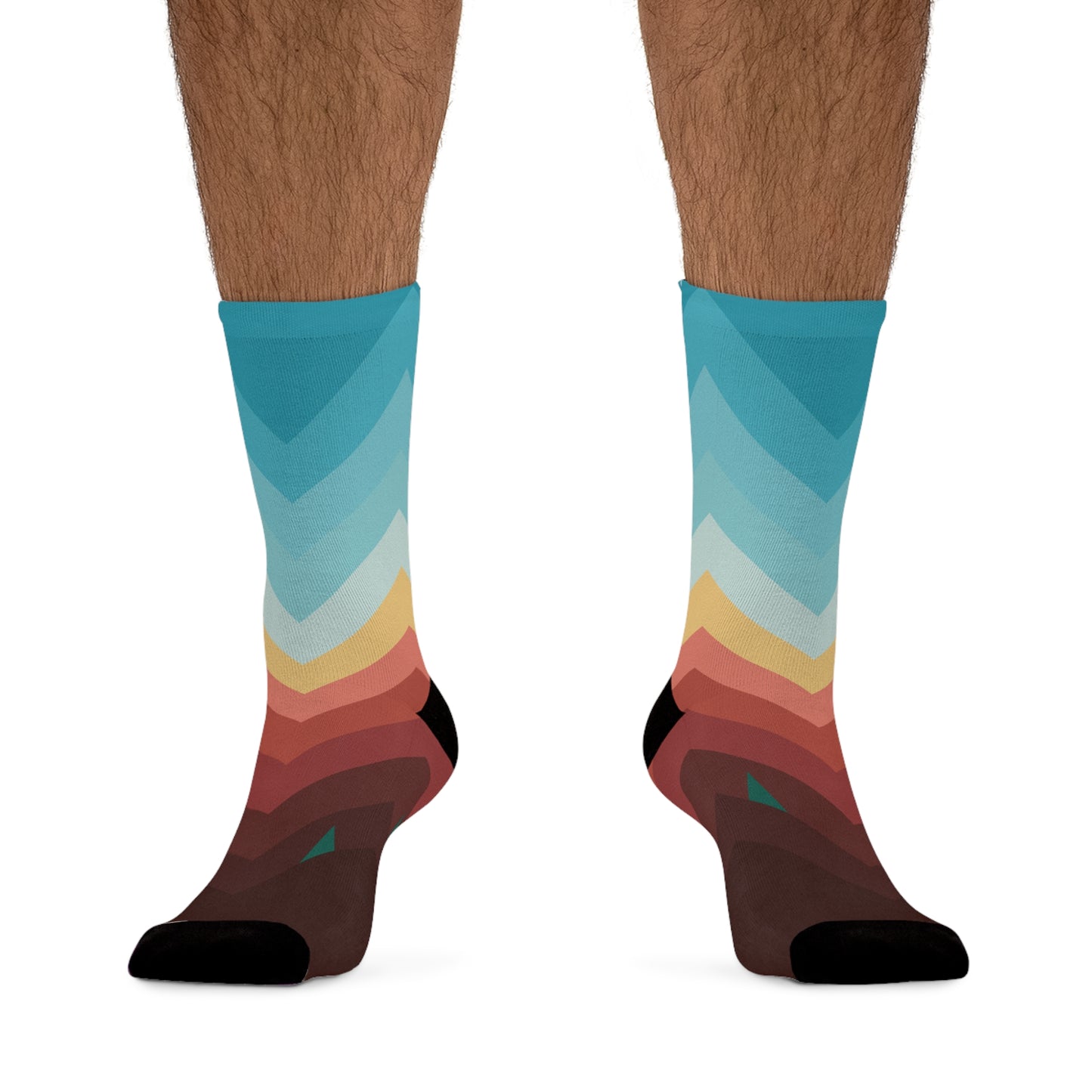 Nature Chevron Socks