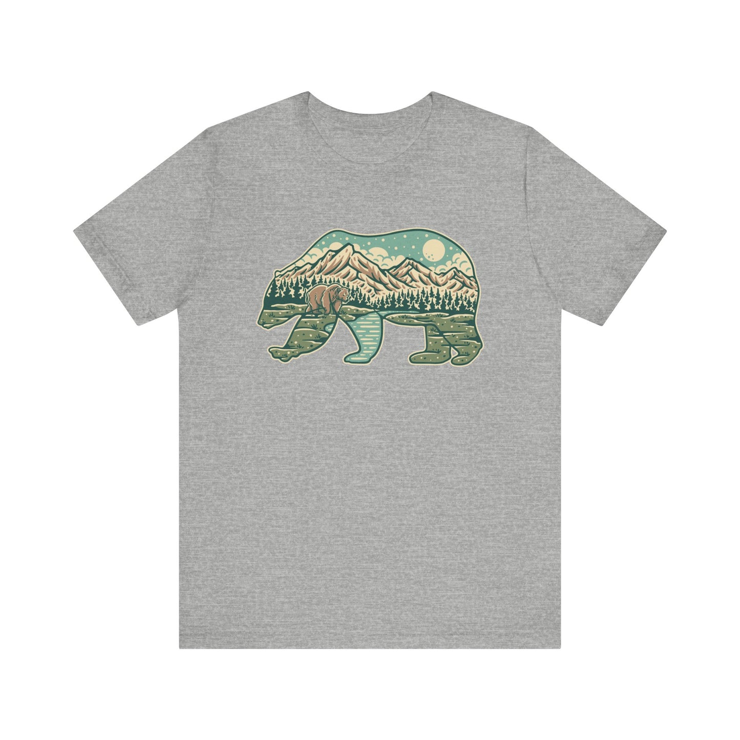 Bear in Nature Unisex Jersey Short Sleeve Tee