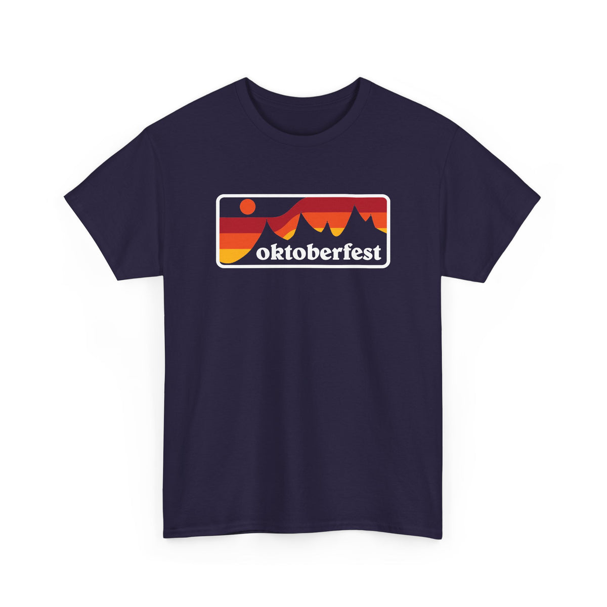 Oktoberfest Retro Mountains T-Shirt