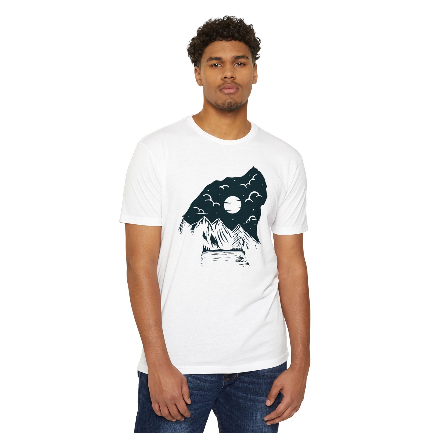 Bigfoot Unisex CVC Jersey T-shirt