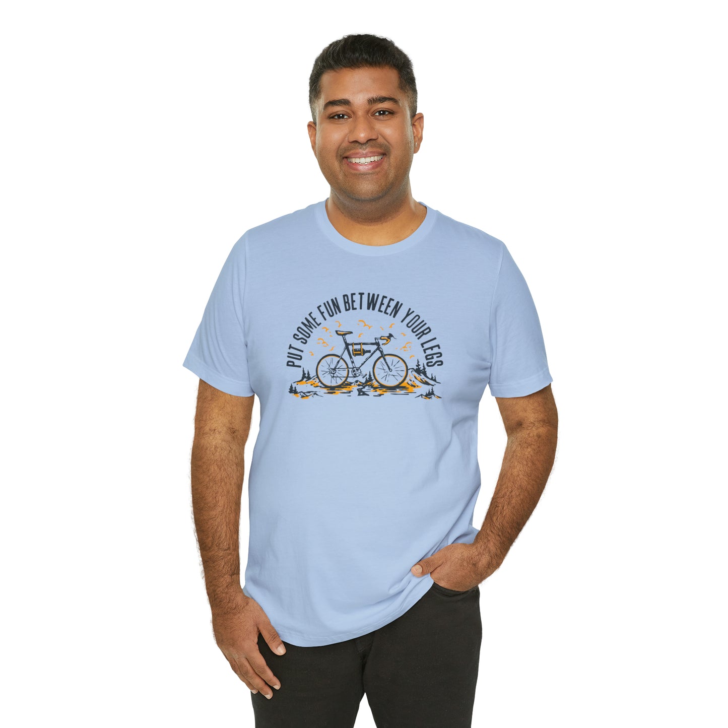 Put Some Fun Between Your Legs Unisex Jersey Tee