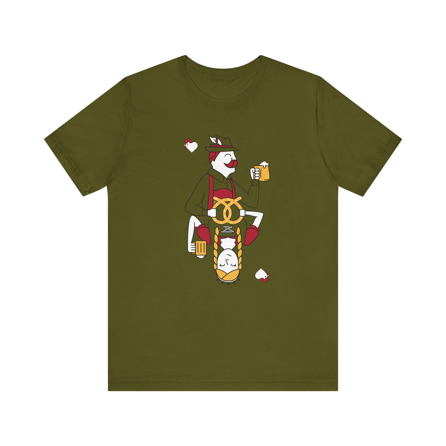 Oktoberfest Chicken of Hearts Tee