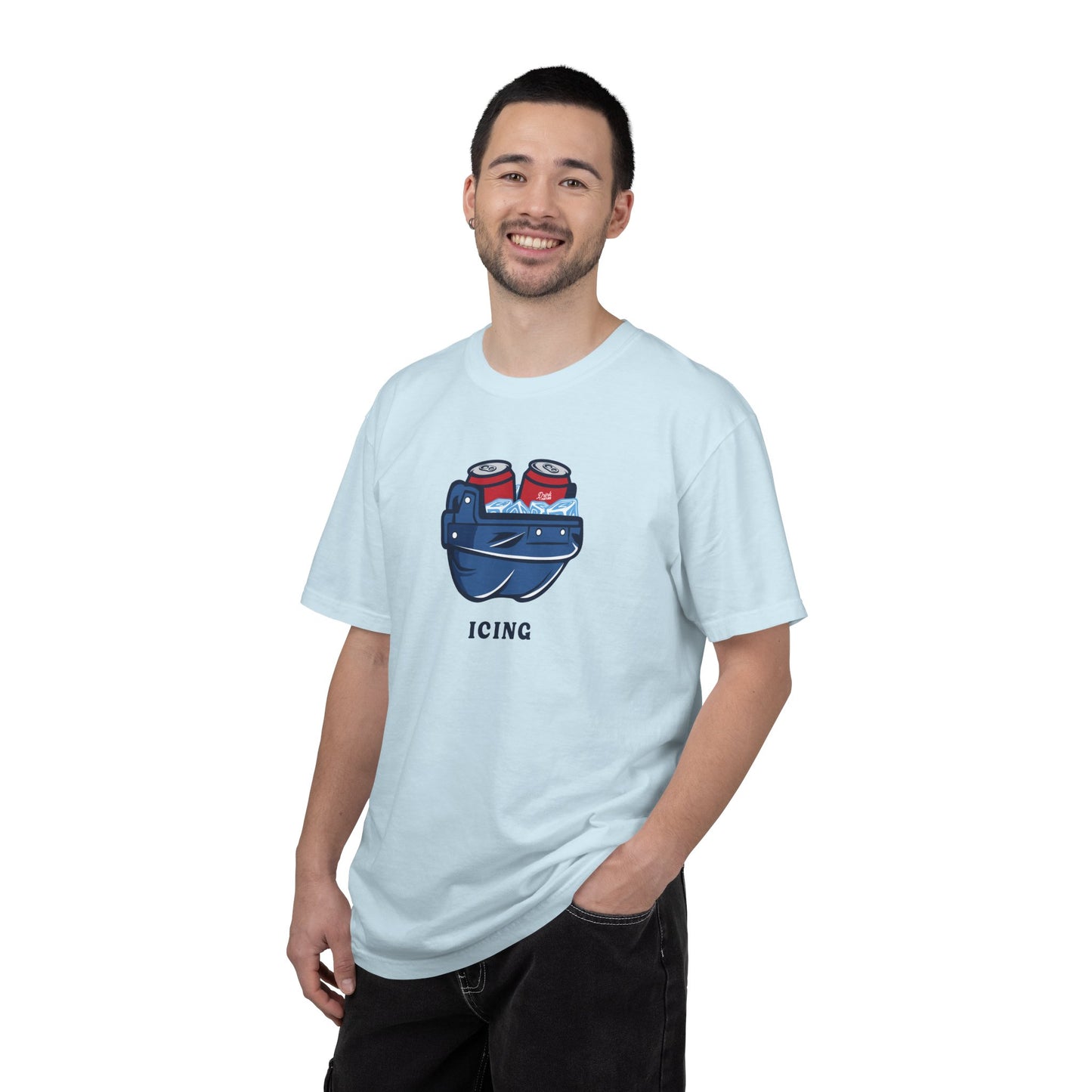 Icing Hockey Pun Unisex Cotton Tee