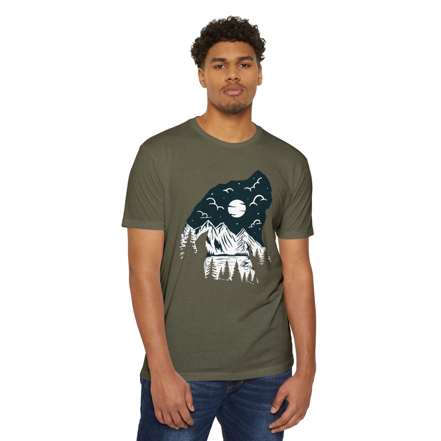 Bigfoot Unisex CVC Jersey T-shirt