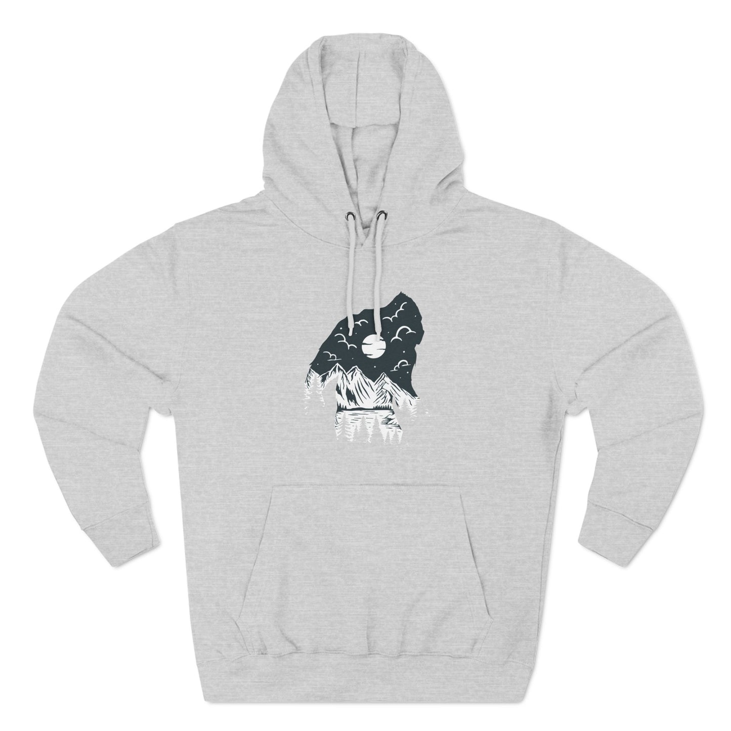 Bigfoot Unisex Premium Pullover Hoodie