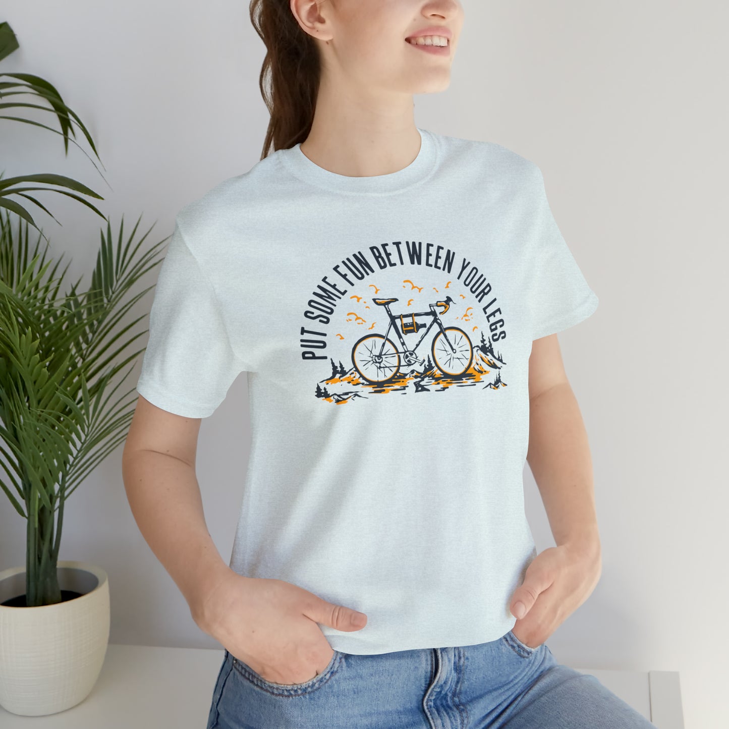 Put Some Fun Between Your Legs Unisex Jersey Tee