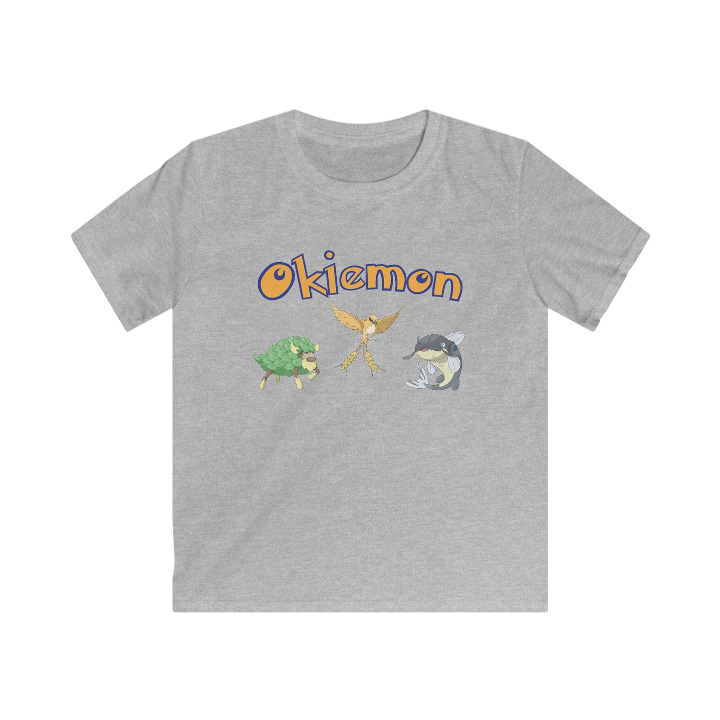 Kids "Okiemon" Tee - Monster Trio Graphic Shirt