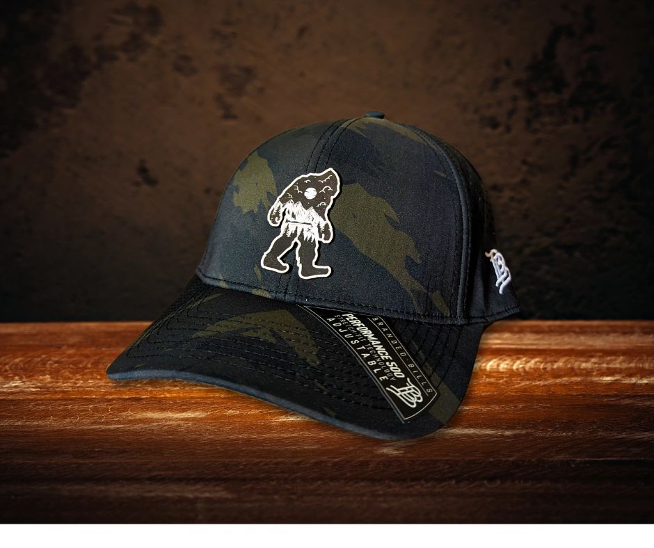 Bigfoot Branded Bills Leather Patch Hat