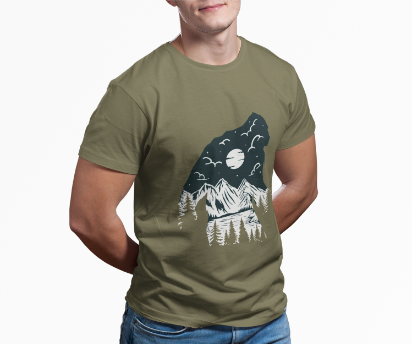 Bigfoot Unisex CVC Jersey T-shirt