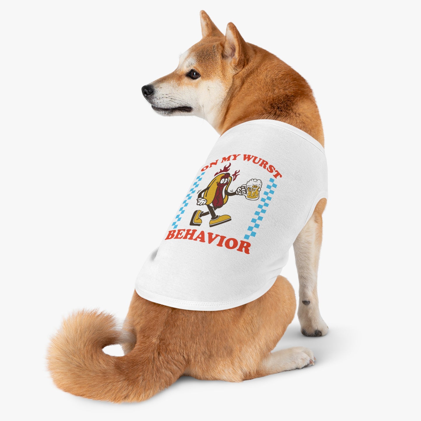 On My Wurst Behavior Oktoberfest Pet Tank Top