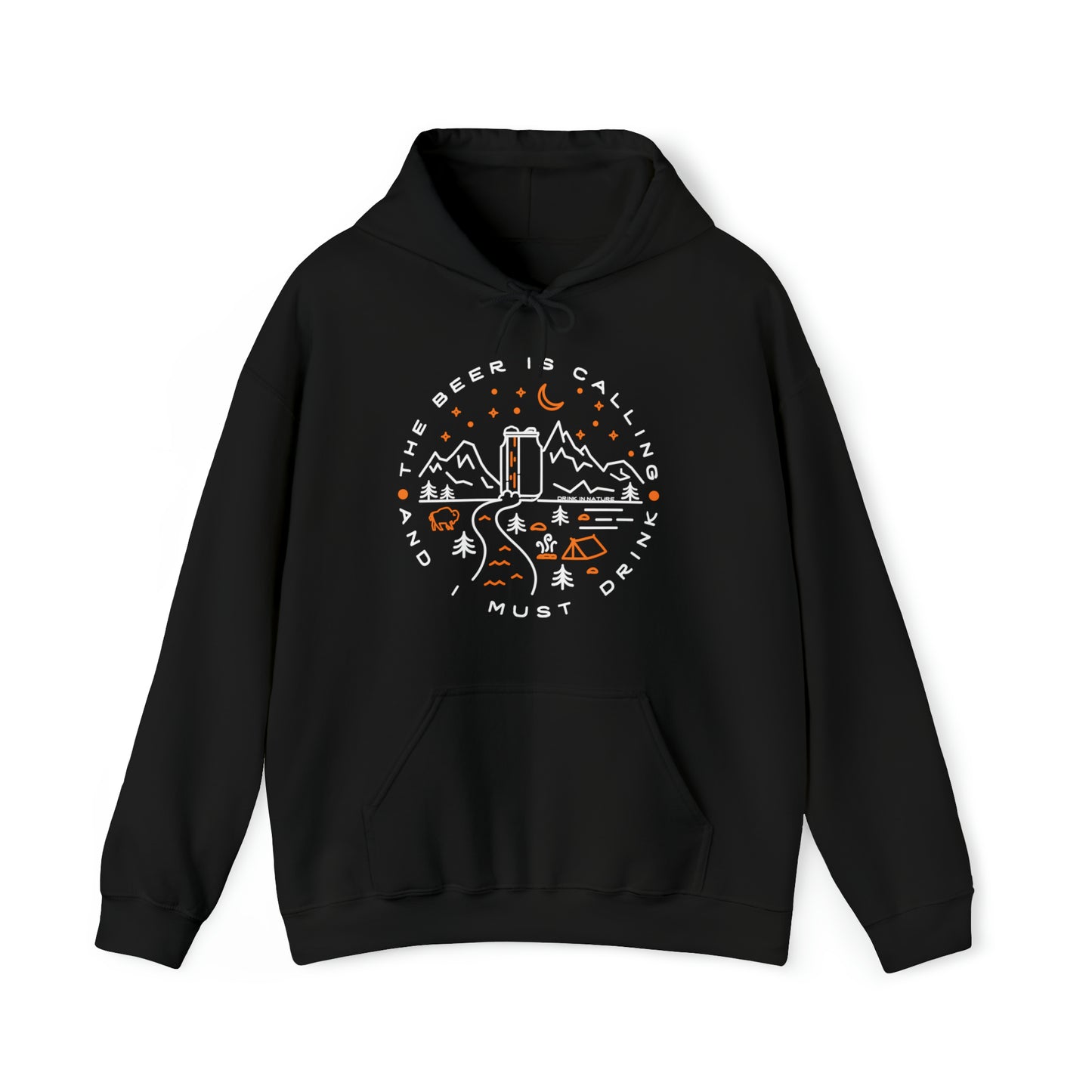 The Beer is Calling Unisex Heavy Blend™ Hooded Sweatshirt