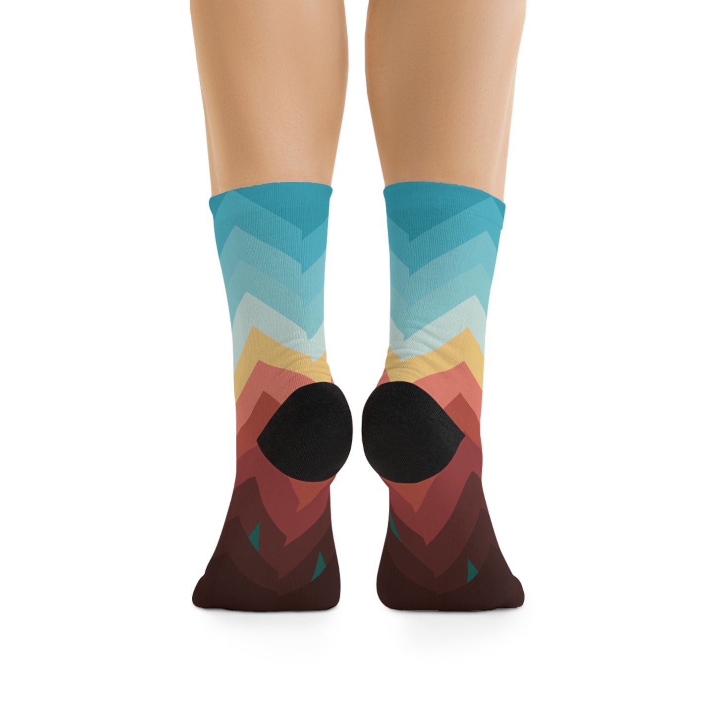 Nature Chevron Socks