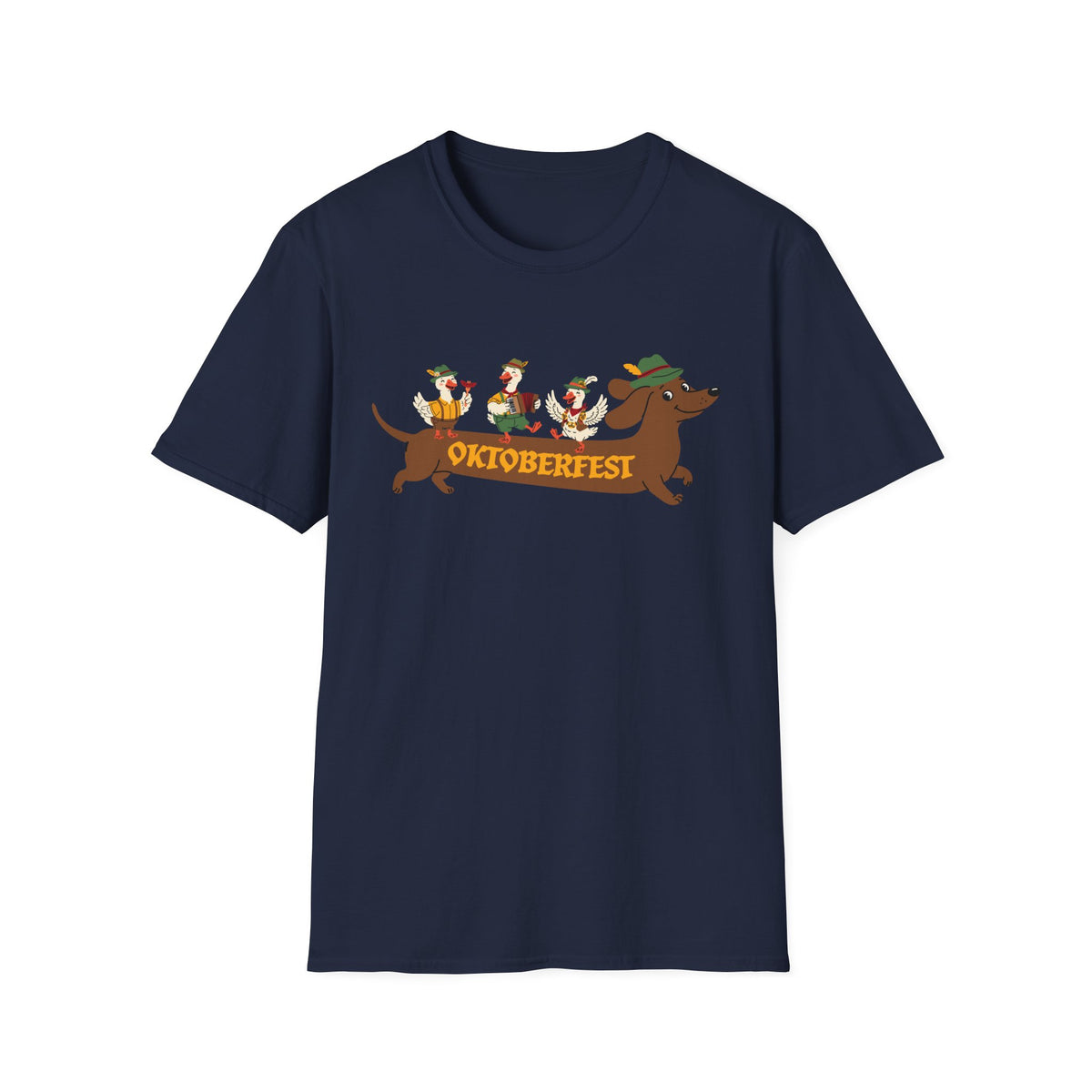 Oktoberfest Dachshund T-Shirt — Cute Sausage Dog Parade Beer Festival Tee