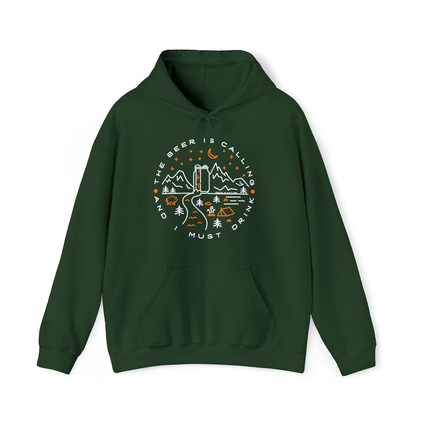 The Beer is Calling Unisex Heavy Blend™ Hooded Sweatshirt