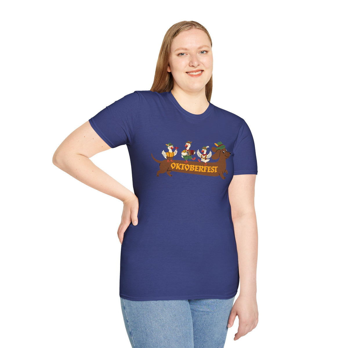 Oktoberfest Dachshund T-Shirt — Cute Sausage Dog Parade Beer Festival Tee