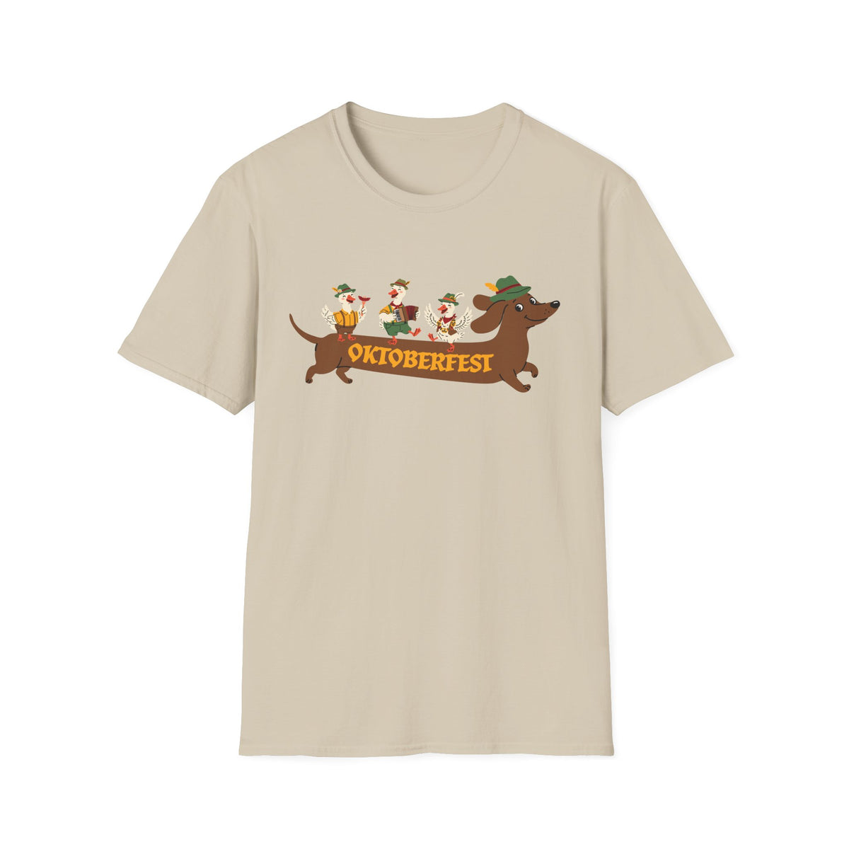 Oktoberfest Dachshund T-Shirt — Cute Sausage Dog Parade Beer Festival Tee