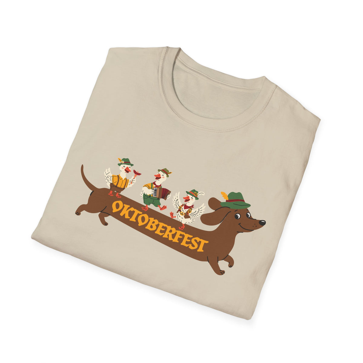 Oktoberfest Dachshund T-Shirt — Cute Sausage Dog Parade Beer Festival Tee
