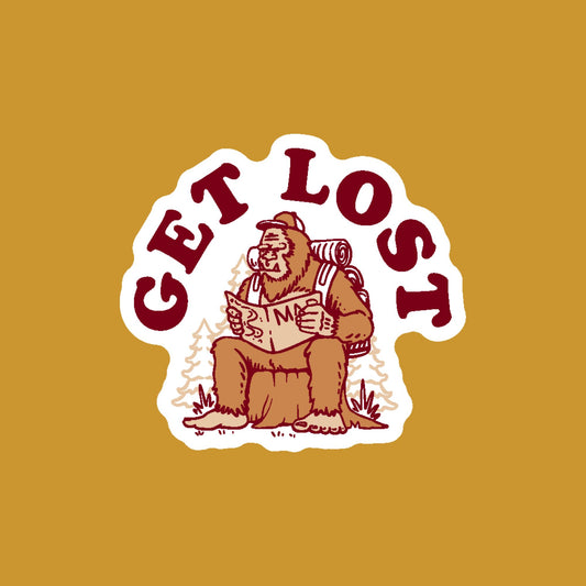 Get Lost Sticker