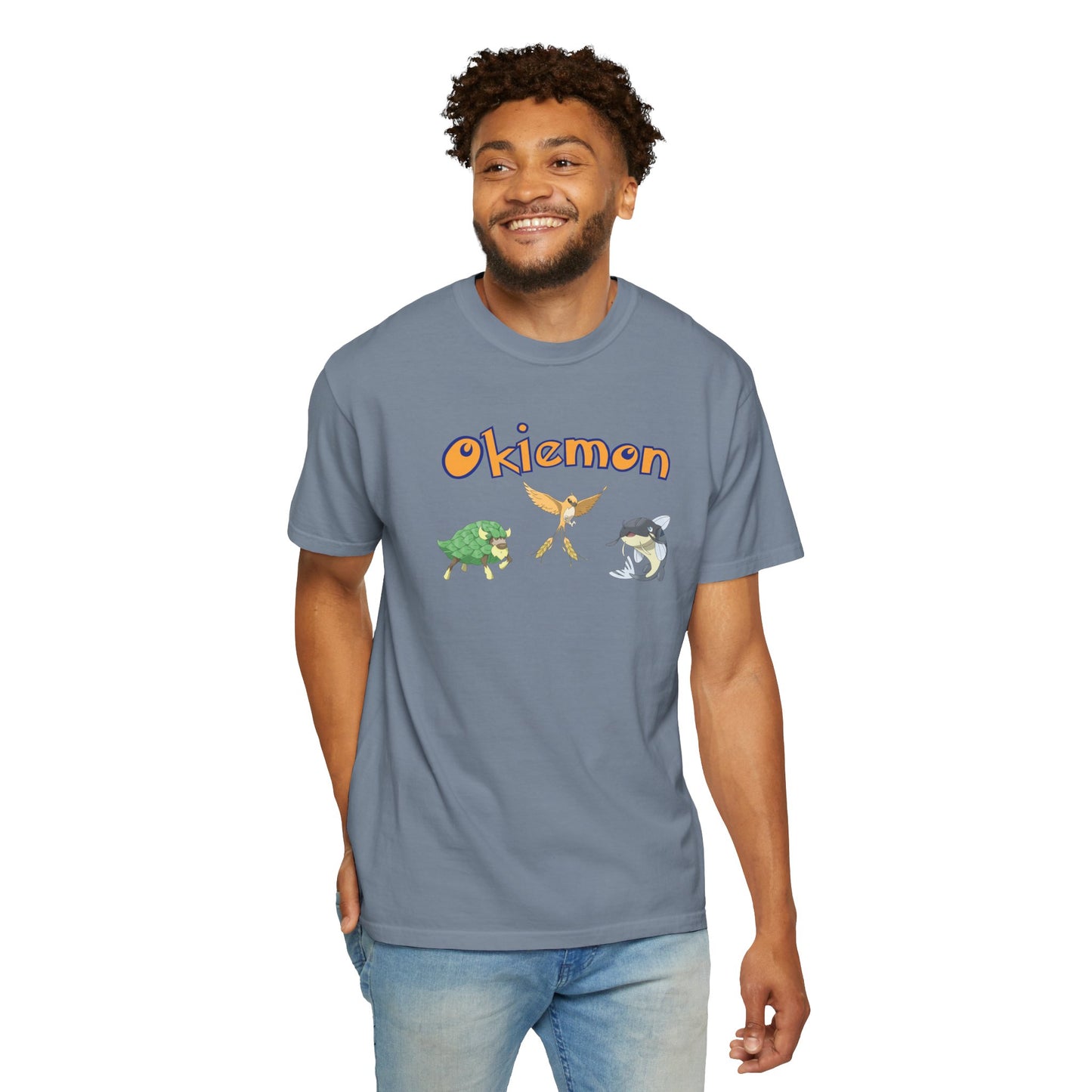 Okiemon T-Shirt — Cute Monster Mascot Tee