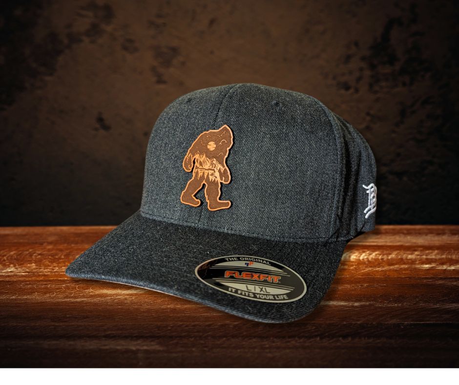 Bigfoot Branded Bills Leather Patch Hat