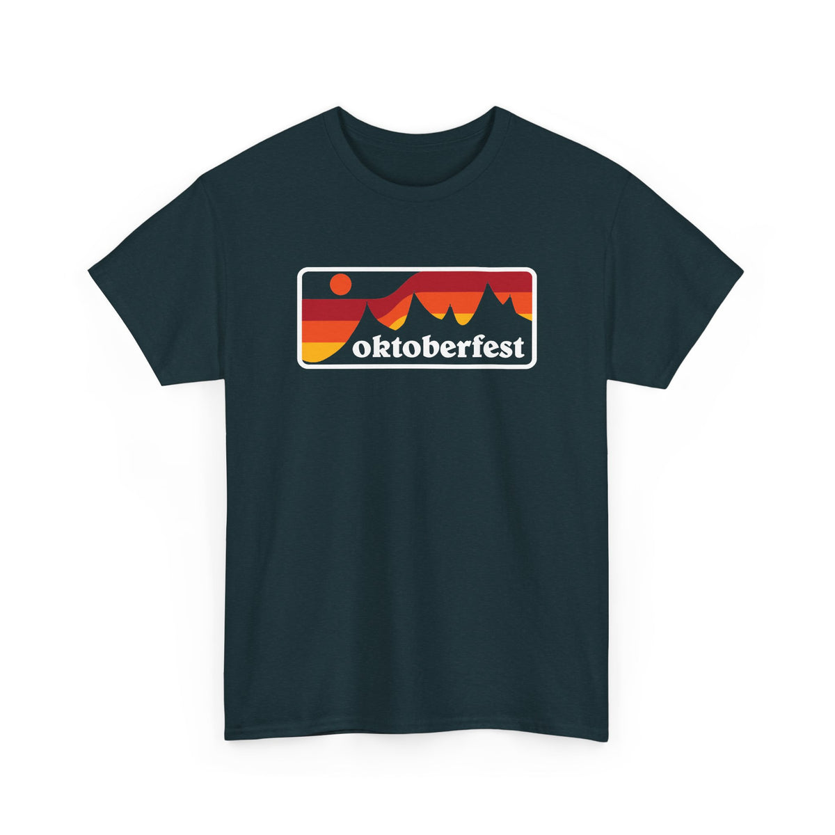 Oktoberfest Retro Mountains T-Shirt