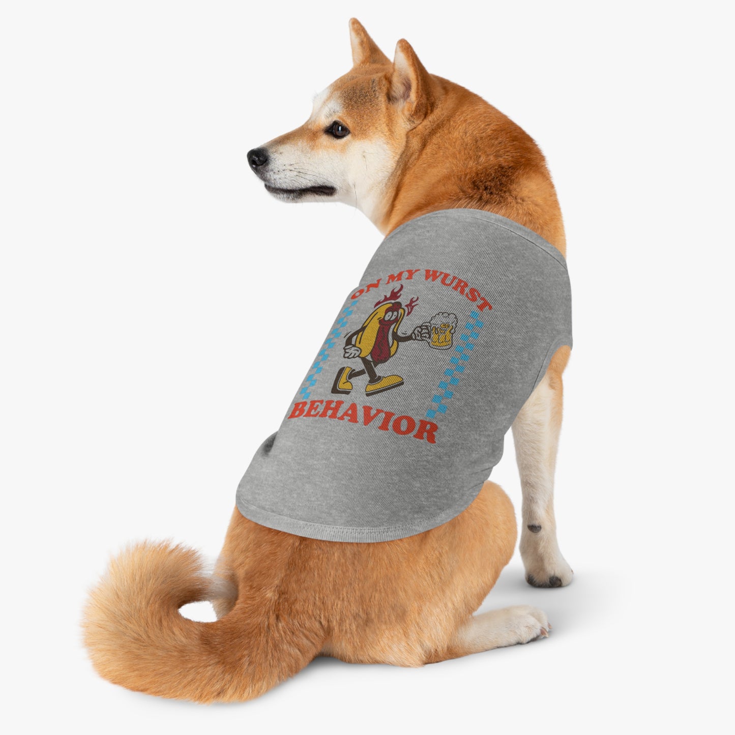 On My Wurst Behavior Oktoberfest Pet Tank Top