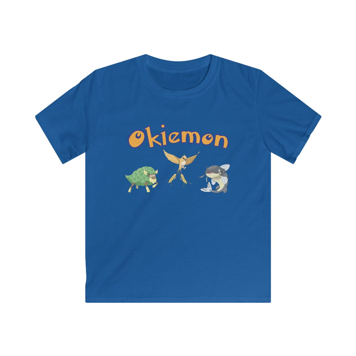 Kids "Okiemon" Tee - Monster Trio Graphic Shirt