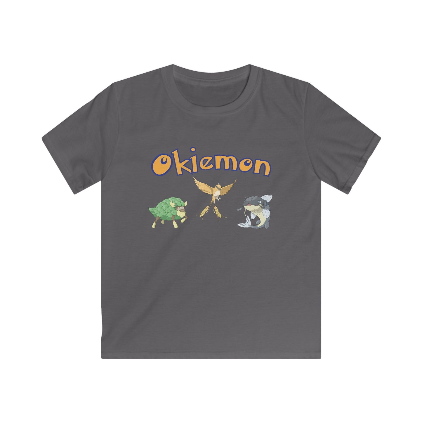 Kids "Okiemon" Tee - Monster Trio Graphic Shirt
