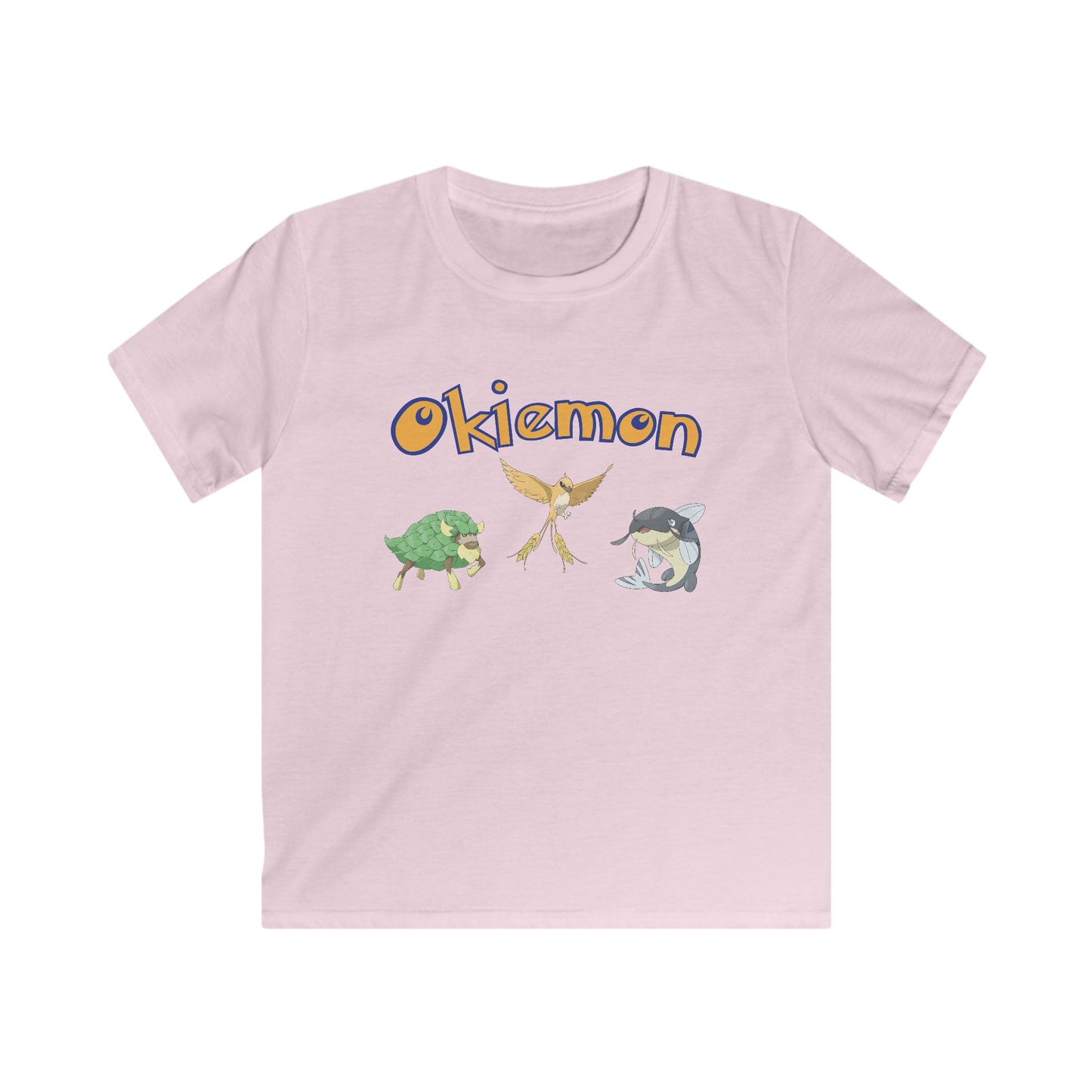 Kids "Okiemon" Tee - Monster Trio Graphic Shirt