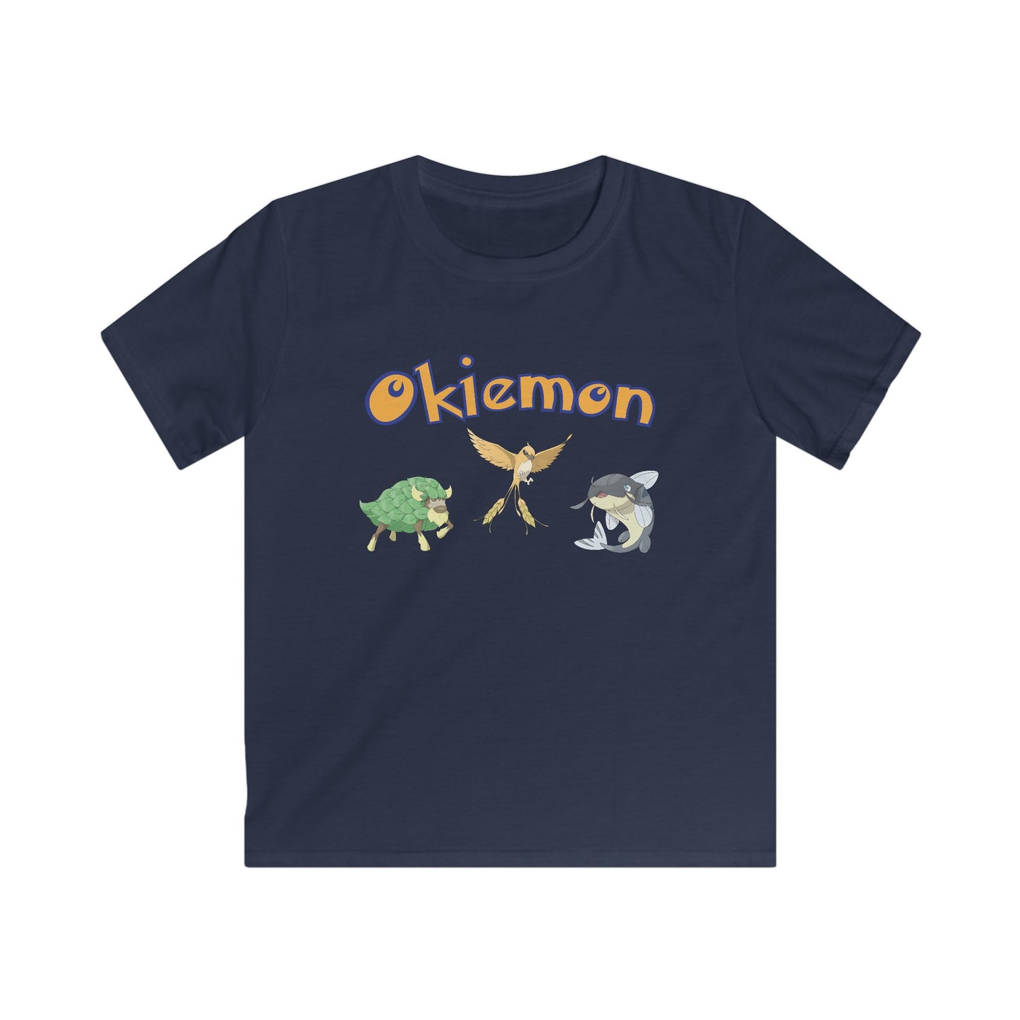 Kids "Okiemon" Tee - Monster Trio Graphic Shirt