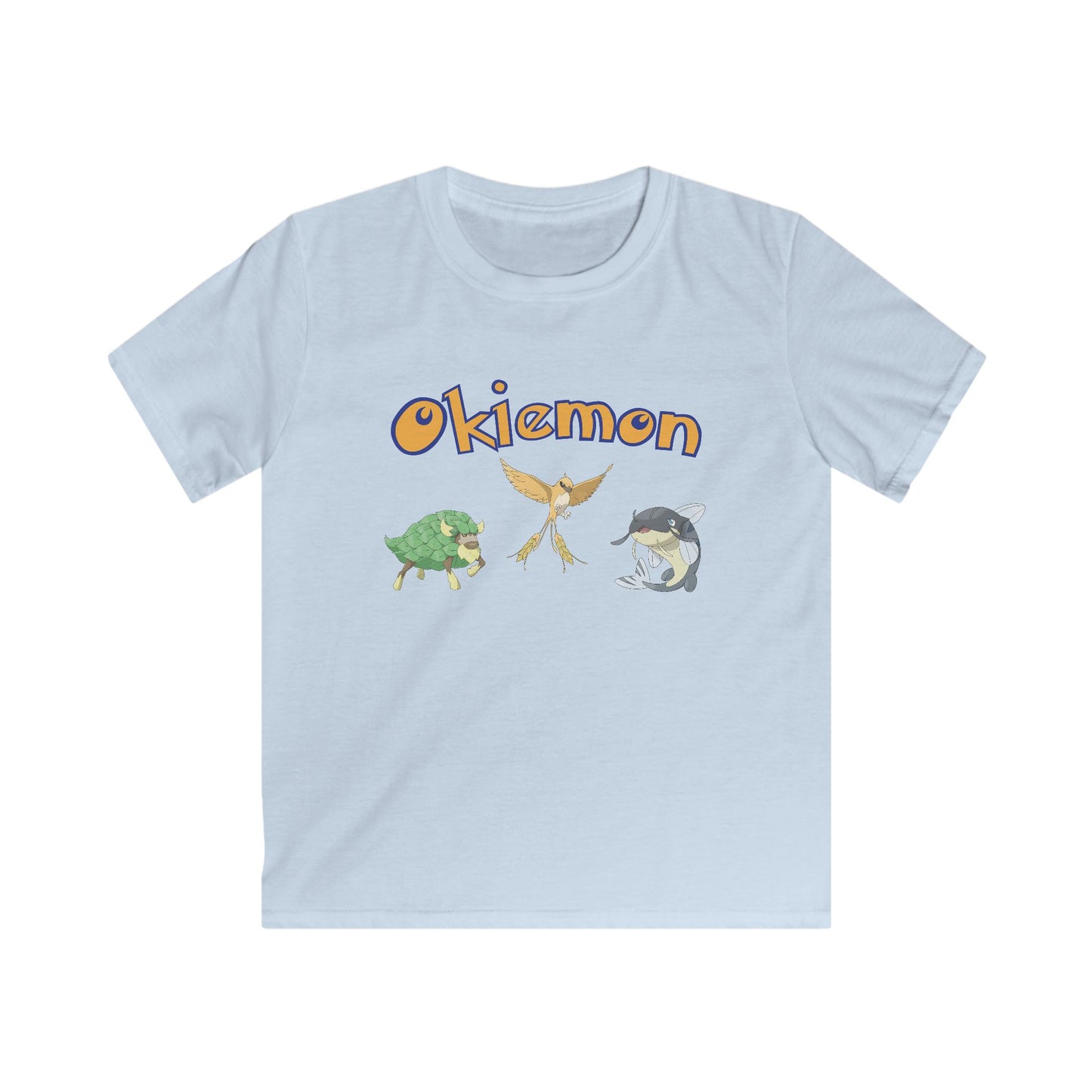 Kids "Okiemon" Tee - Monster Trio Graphic Shirt