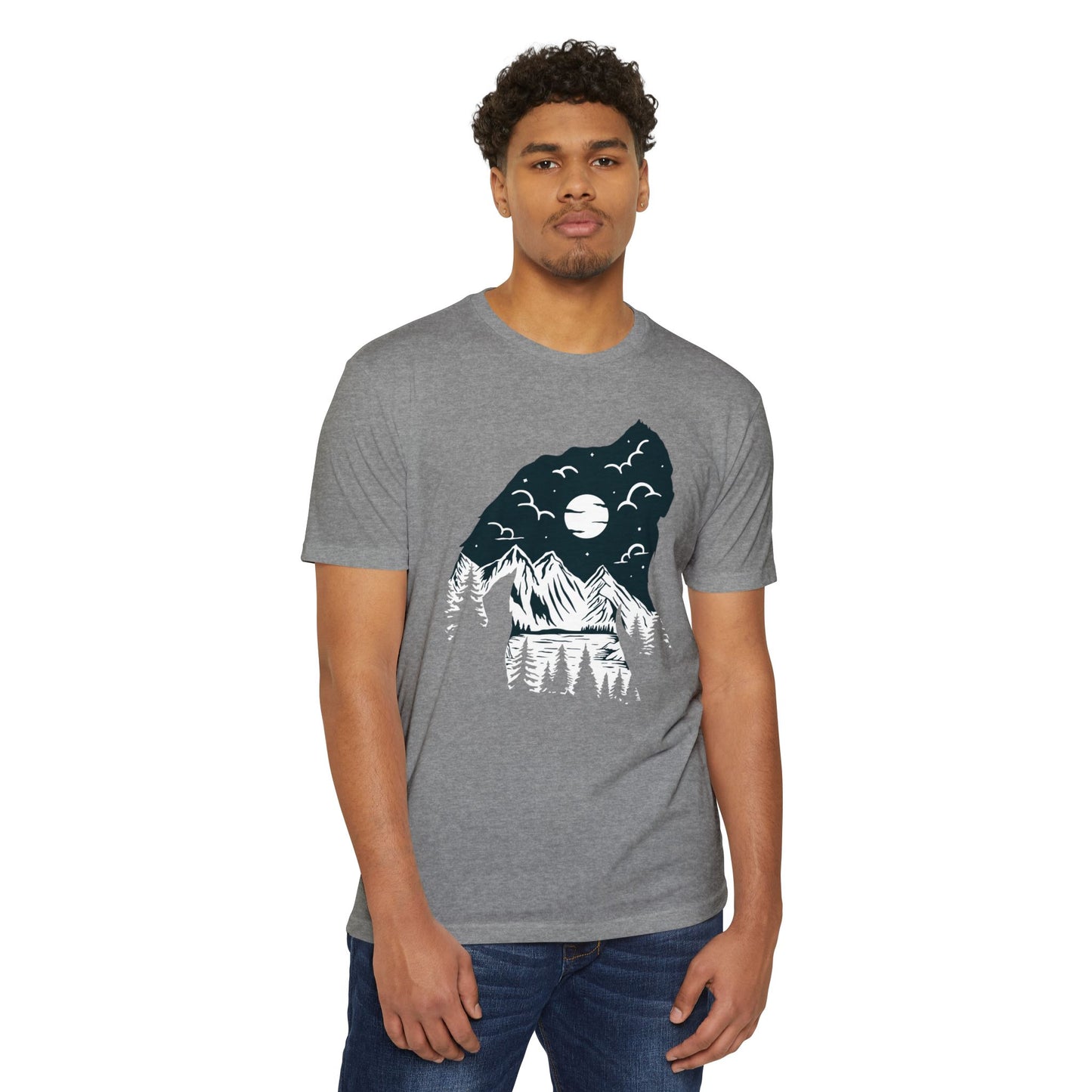 Bigfoot Unisex CVC Jersey T-shirt