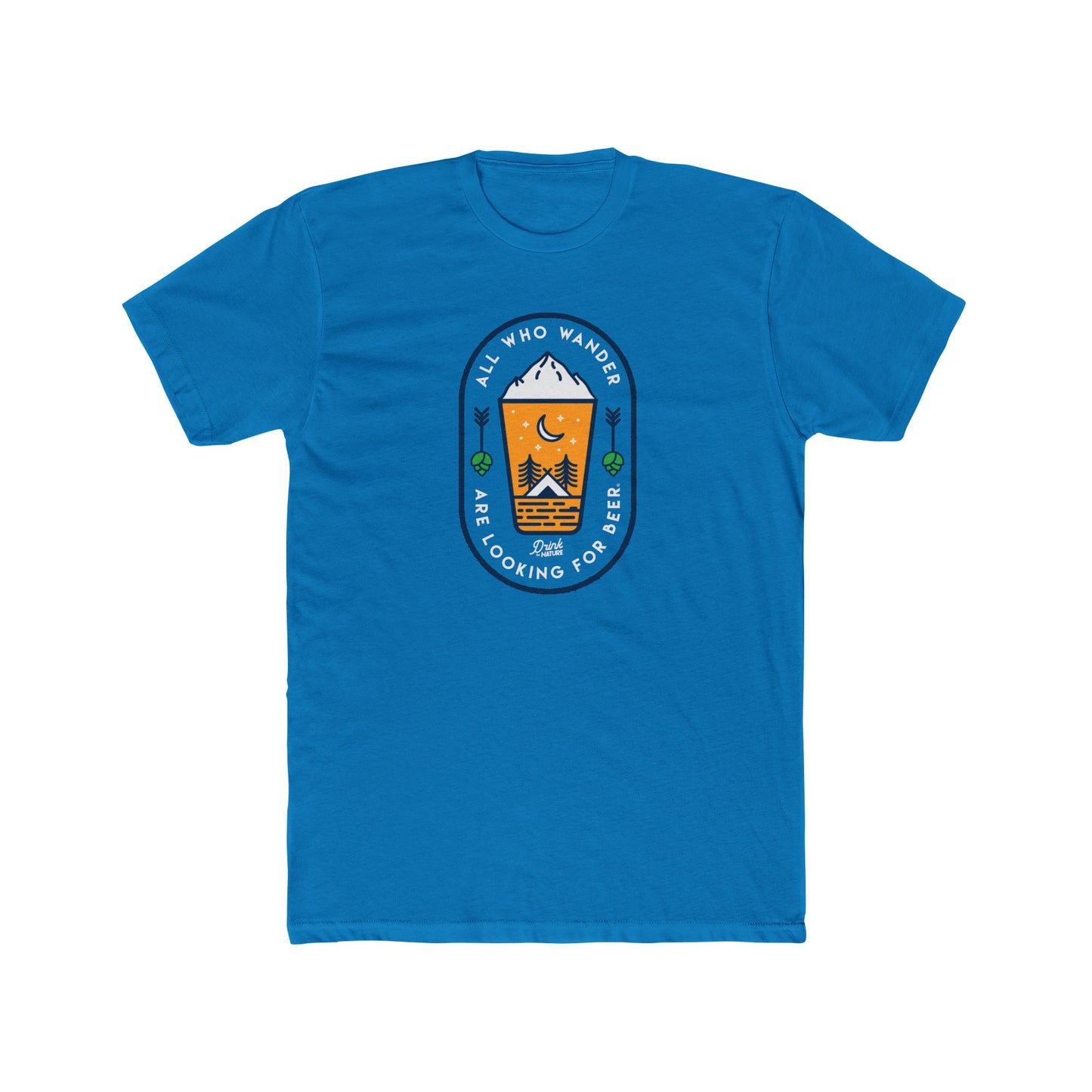 All Who Wander Are Looking For Beer Camping T‑Shirt