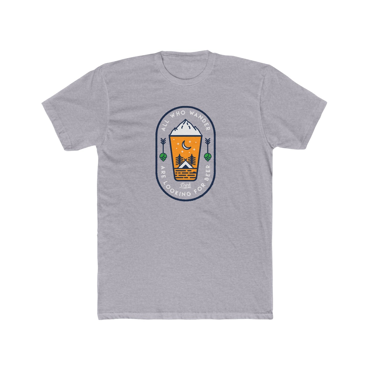 All Who Wander Are Looking For Beer Camping T‑Shirt