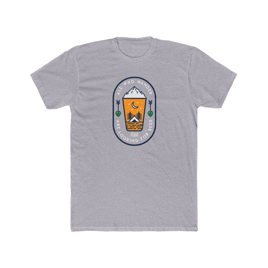 All Who Wander Are Looking For Beer Camping T‑Shirt