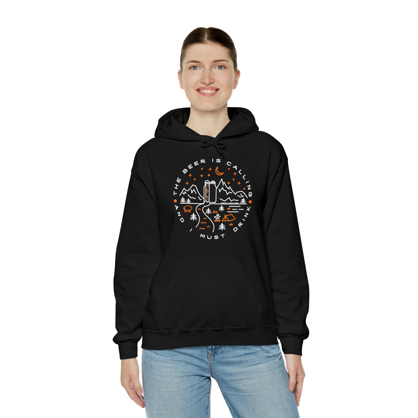 The Beer is Calling Unisex Heavy Blend™ Hooded Sweatshirt