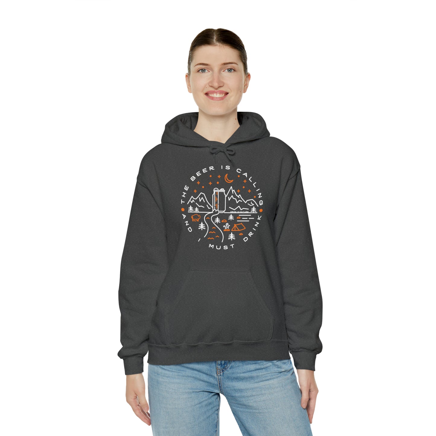 The Beer is Calling Unisex Heavy Blend™ Hooded Sweatshirt