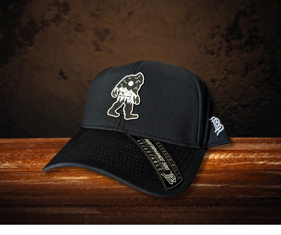 Bigfoot Branded Bills Leather Patch Hat