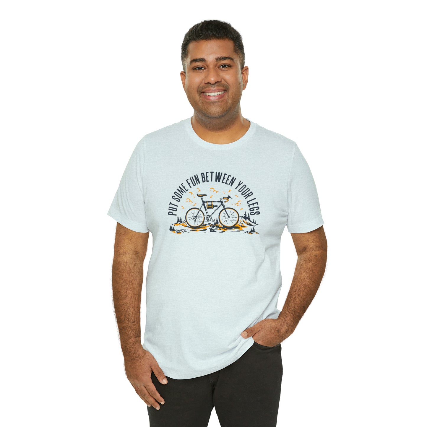 Put Some Fun Between Your Legs Unisex Jersey Tee