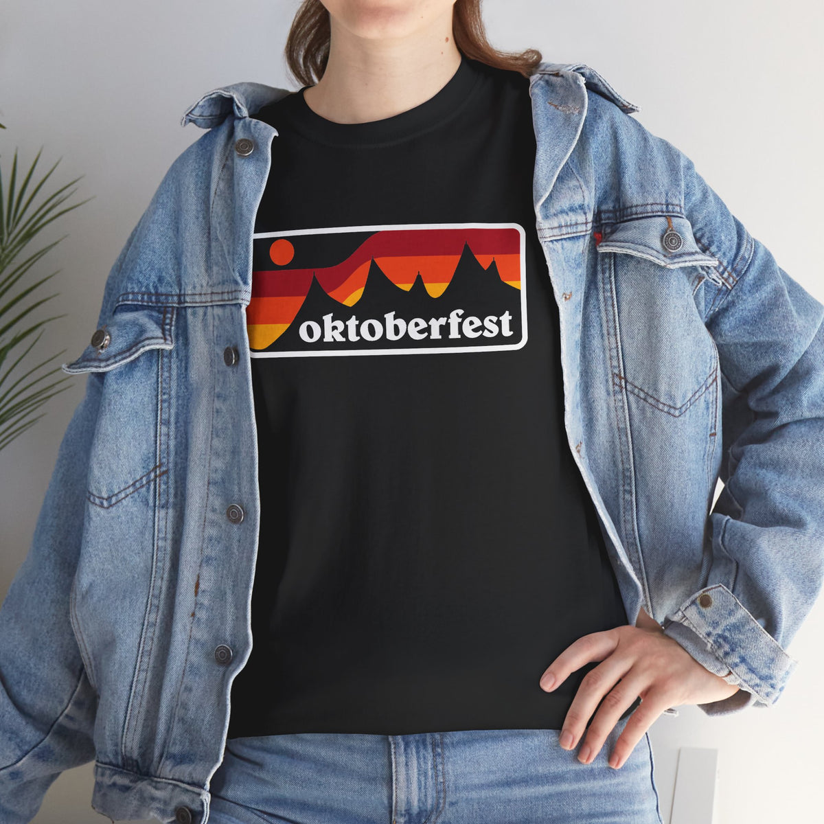 Oktoberfest Retro Mountains T-Shirt