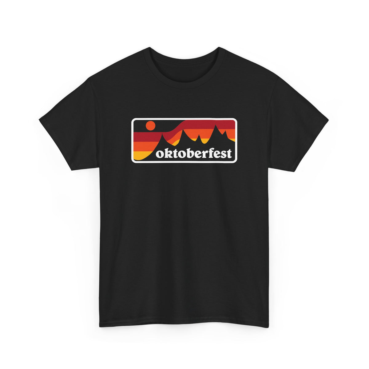 Oktoberfest Retro Mountains T-Shirt